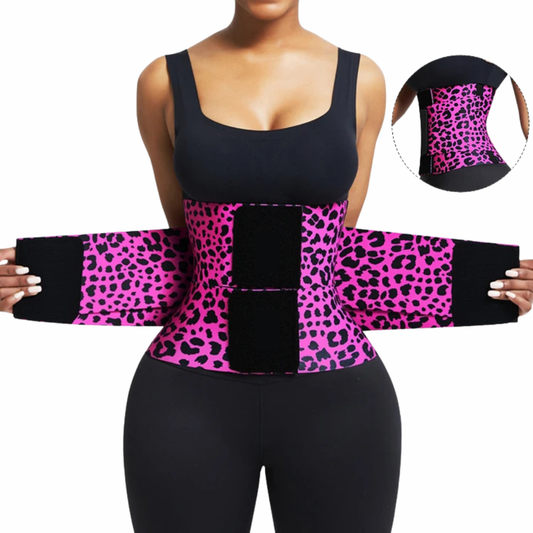 🔥 Leopard Waist Trainer Belt for Superwomen