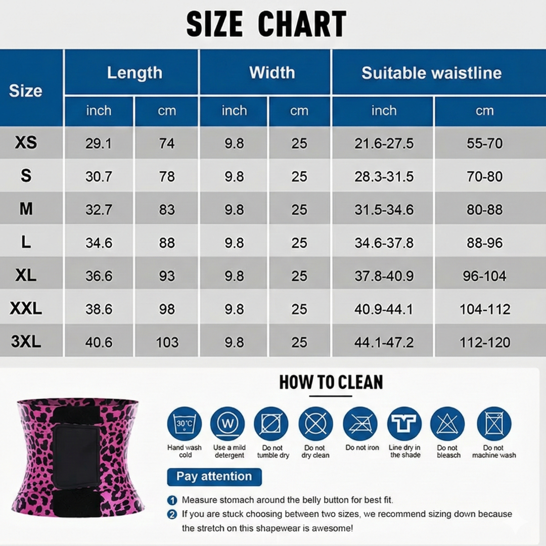 🔥 Leopard Waist Trainer Belt for Superwomen