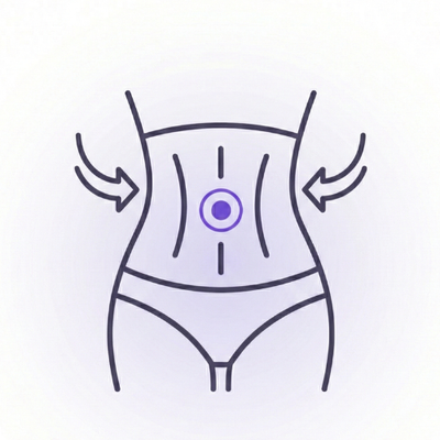 Tightens the core and waistline