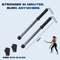 Miravie's – Weighted Fitness Sticks for HIIT, Strength & Toning | Burn Fat & Build Muscle in 15 Minutes a Day