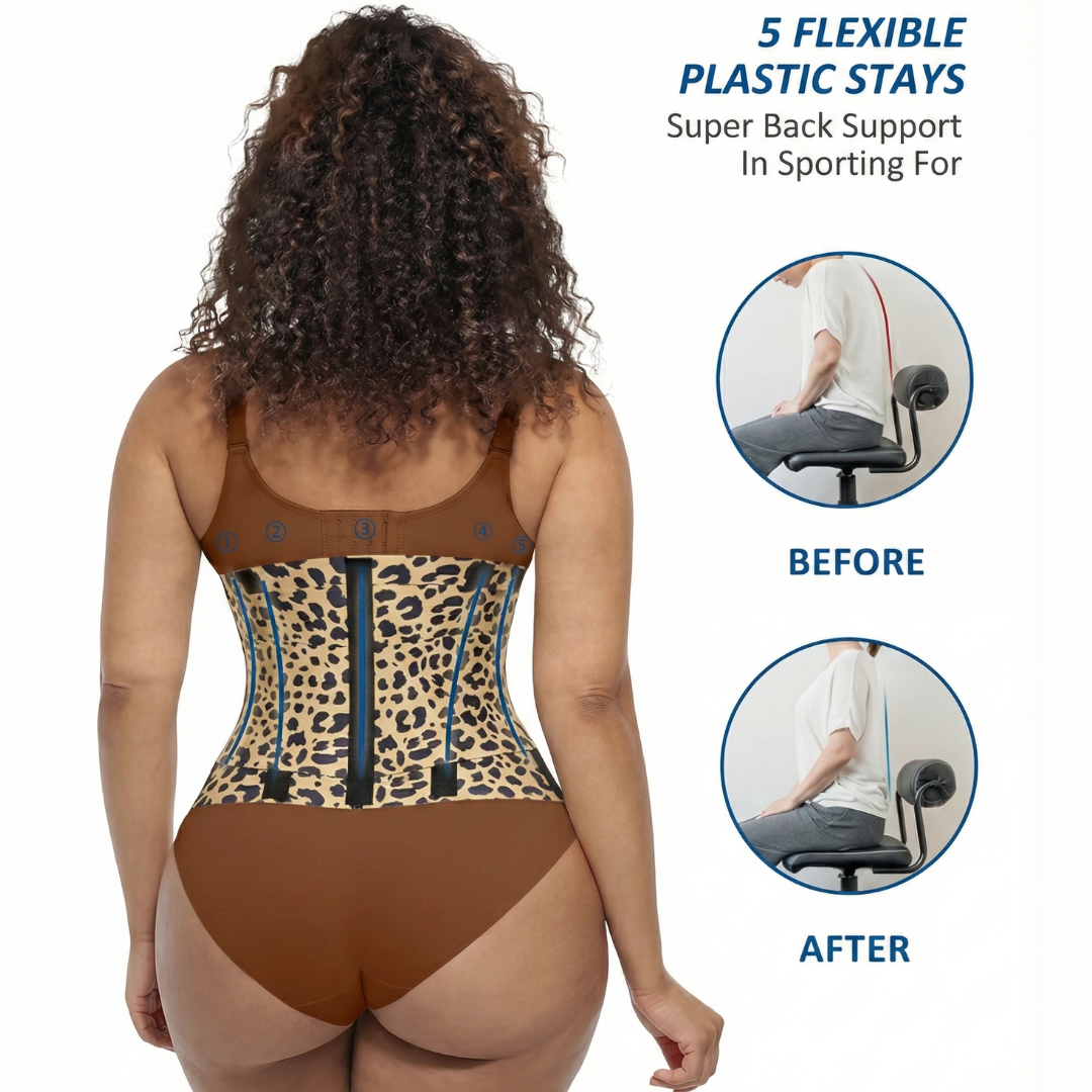 🔥 Leopard Waist Trainer Belt for Superwomen